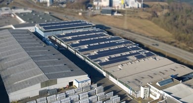 Photovoltaikanlage am Standort Pirmasens